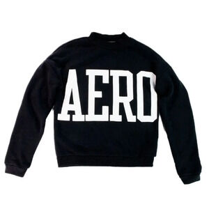Aeropostale Block Logo Pullover Sweatshirt XS